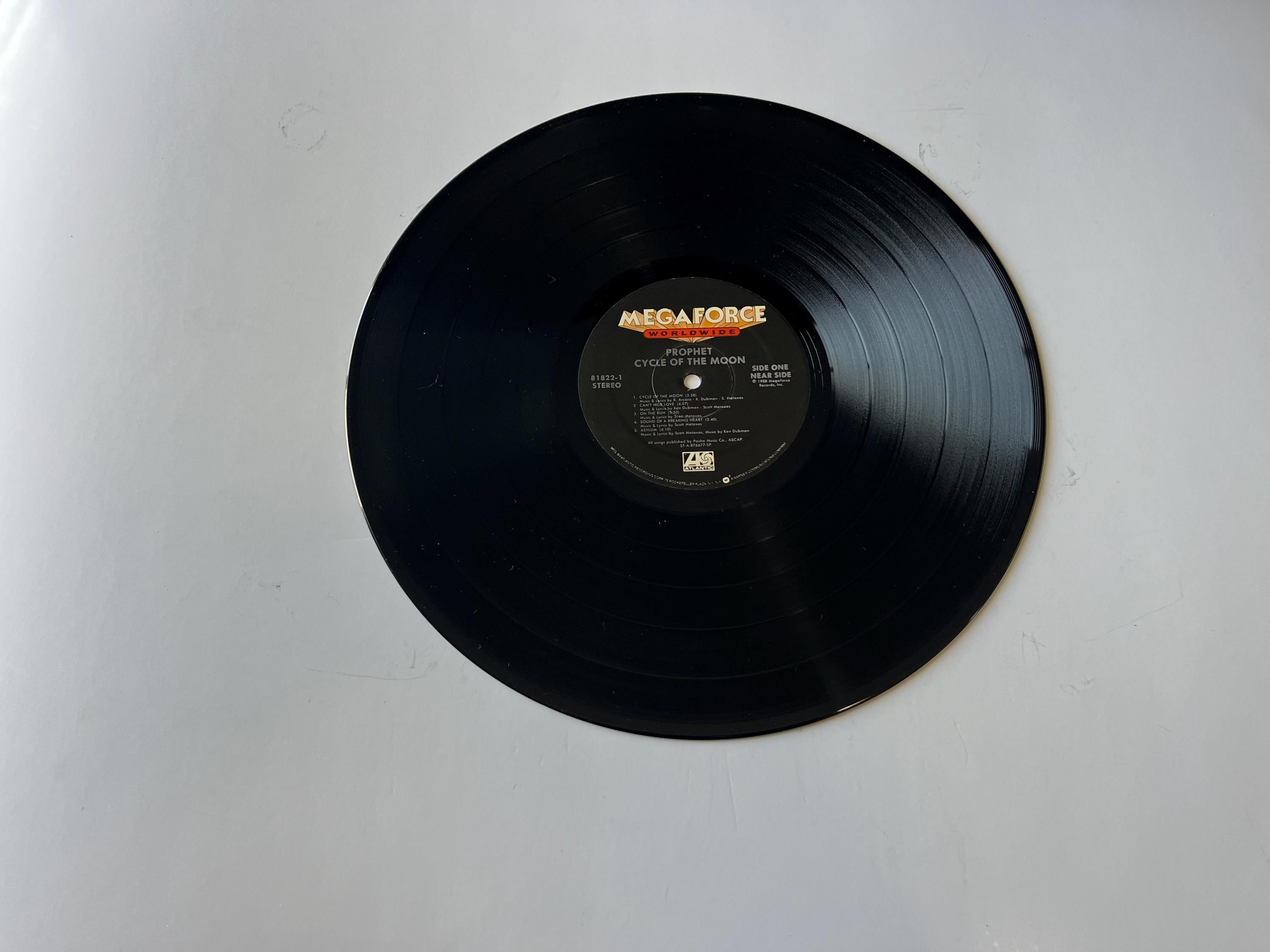 Prophet Cycle of the Moon Vinyl Record LP - 1988 Megaforce