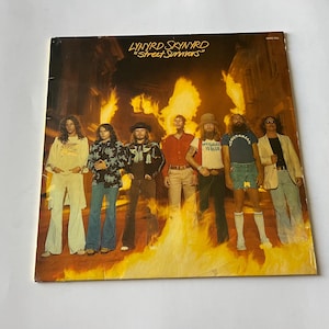 Lynyrd Skynyrd &quot;Street Survivors&quot; Vinyl LP: Rare Flames Cover, Germany Release