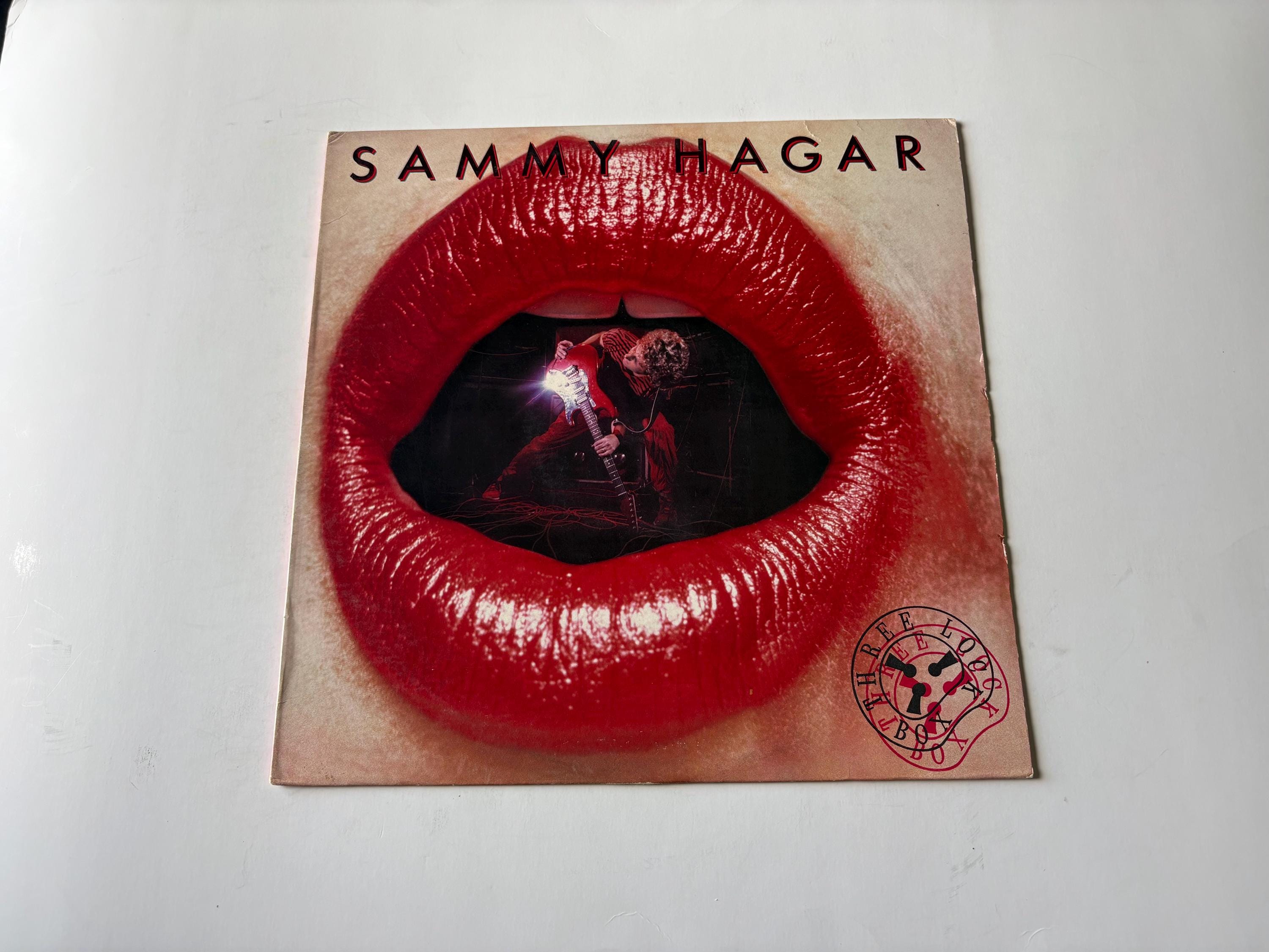 Sammy Hagar Three Lock Box Vinyl Record LP - 1982 Geffen Records