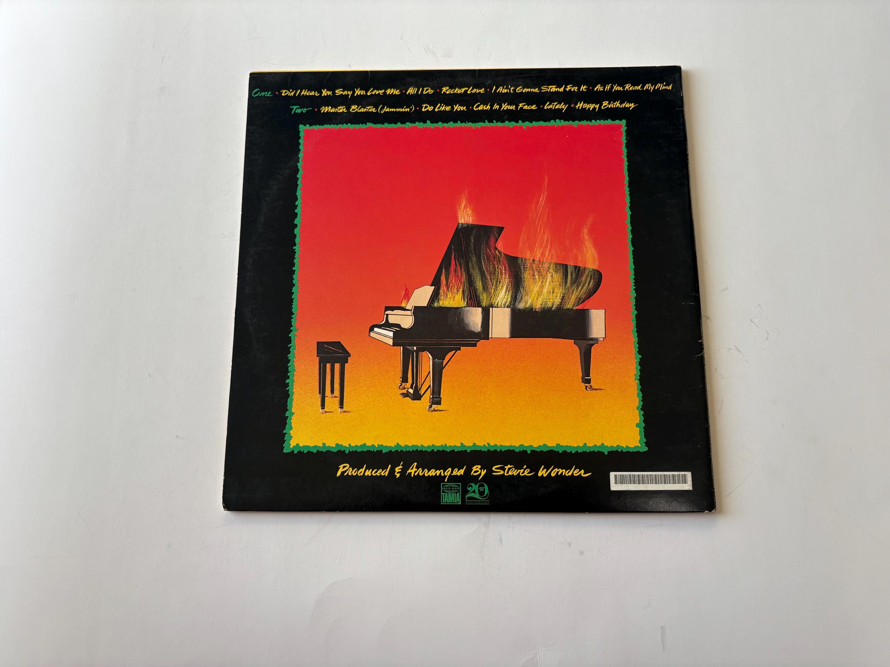 スティーヴィー・ワンダー「Hotter Than July」ビニールレコードLP