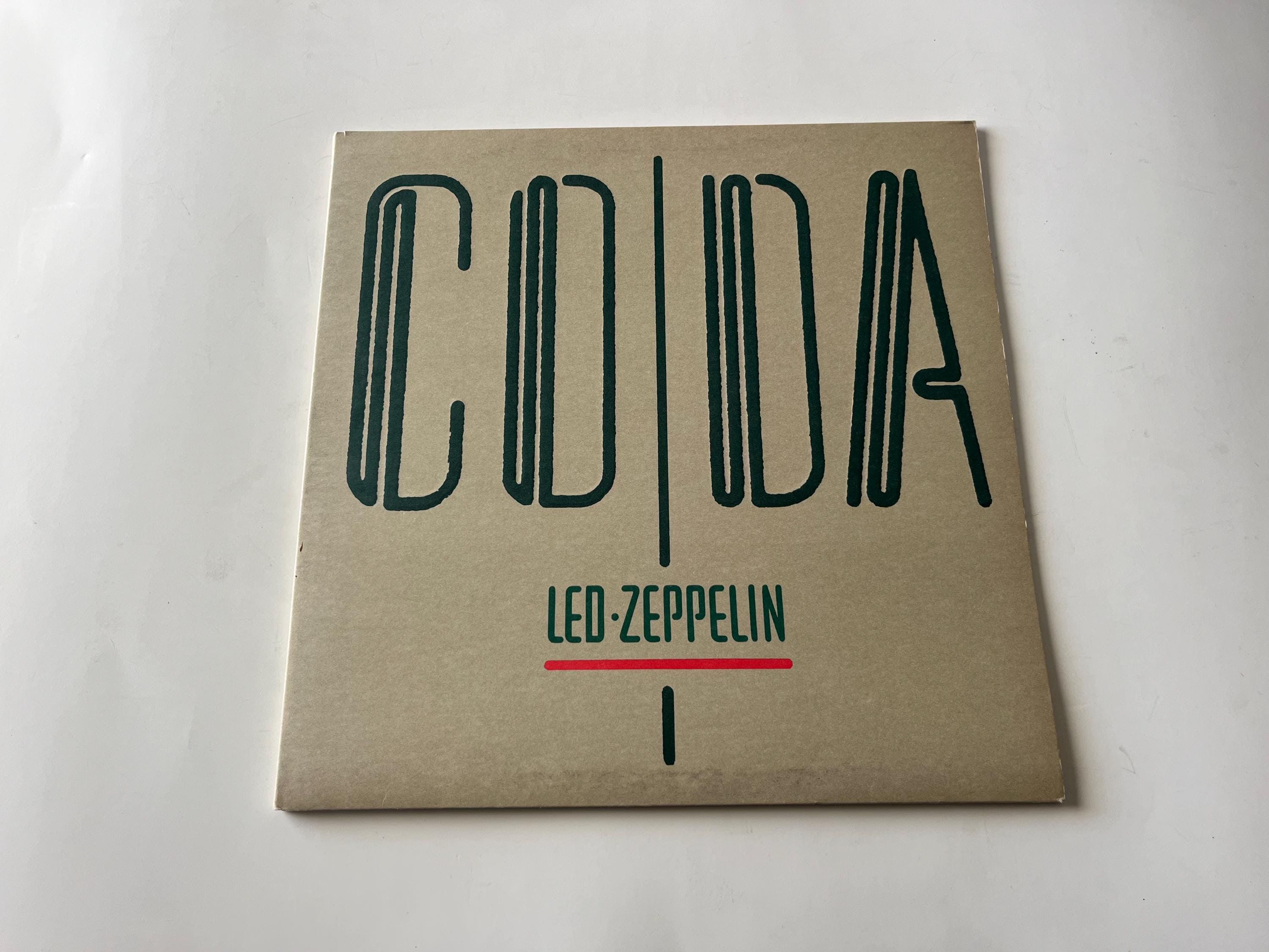 Vintage Led Zeppelin Coda Vinyl Record LP - 1982 Swan Song - Etsy