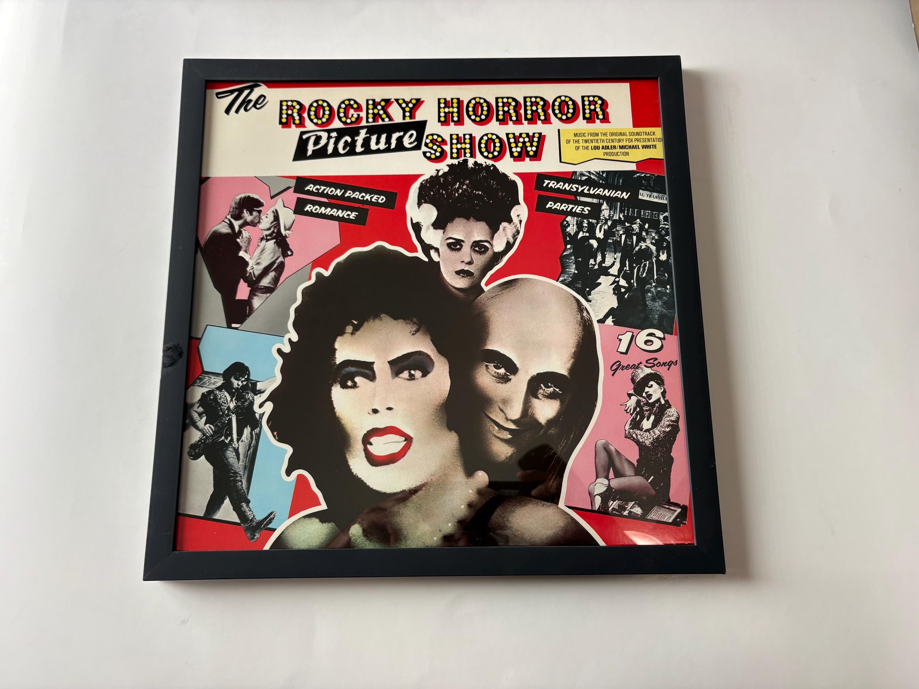 Framed Rocky Horror Picture Show Original Soundtrack Vinyl LP - Etsy