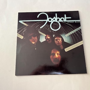 Foghat Stone Blue Vinyl Record LP - 1978 Bearsville Records