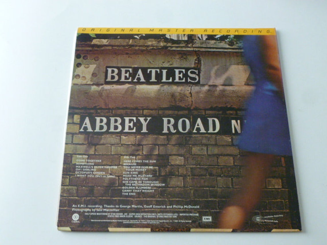 The Beatles Abbey Road original Master Recording Vinyl Etsy