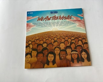 ビンテージポスター ウィー・アー・ザ・ワールド 音楽記念品 1980年代