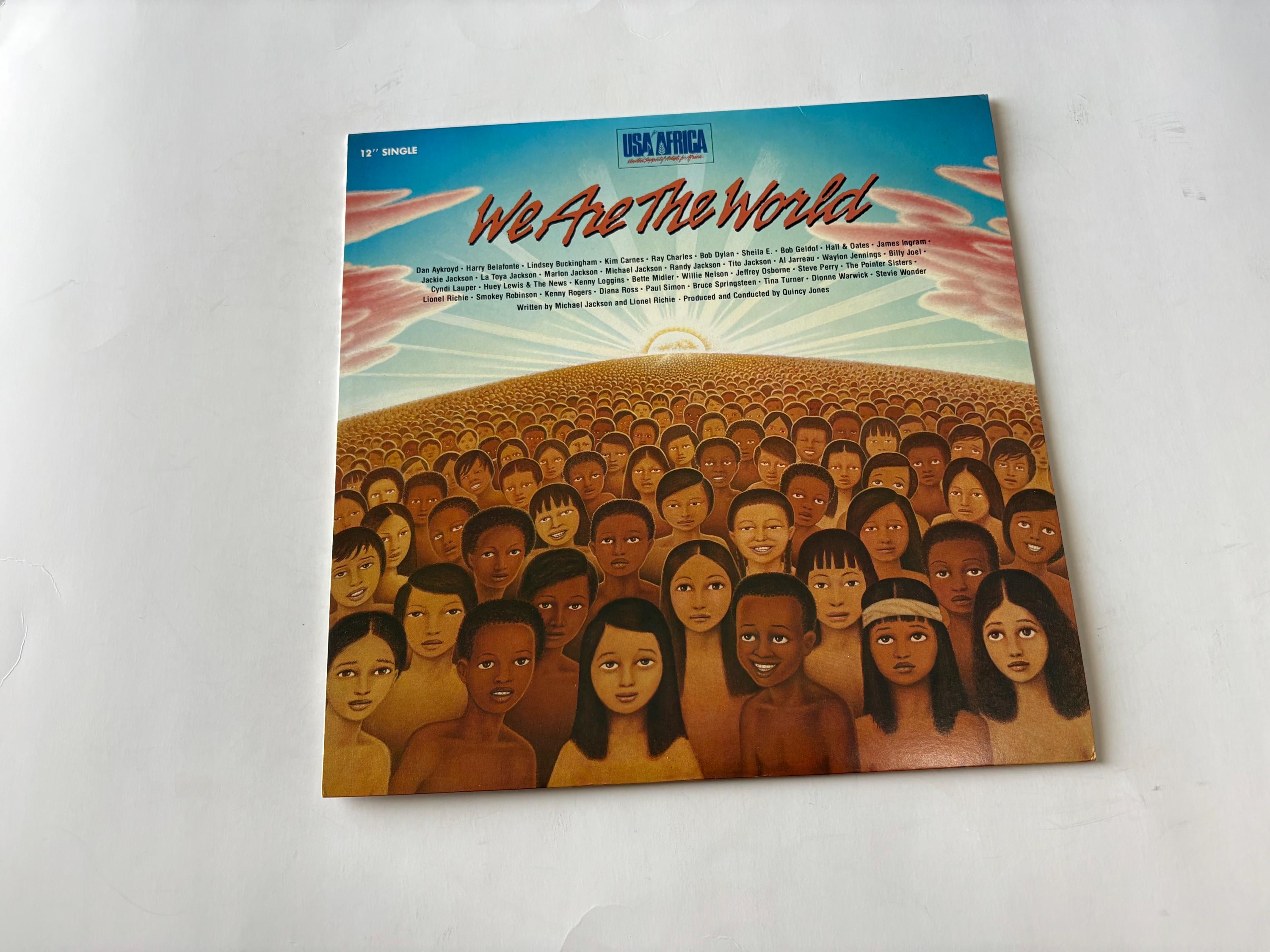 レコード17枚　【年代物】海外 USA For Africa - We Are The World ビニールレコード（日本盤）1985