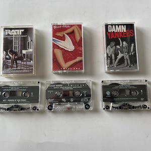 Great White - Ratt - Damn Yankees Lot Of 3 Assorted Cassette Sale