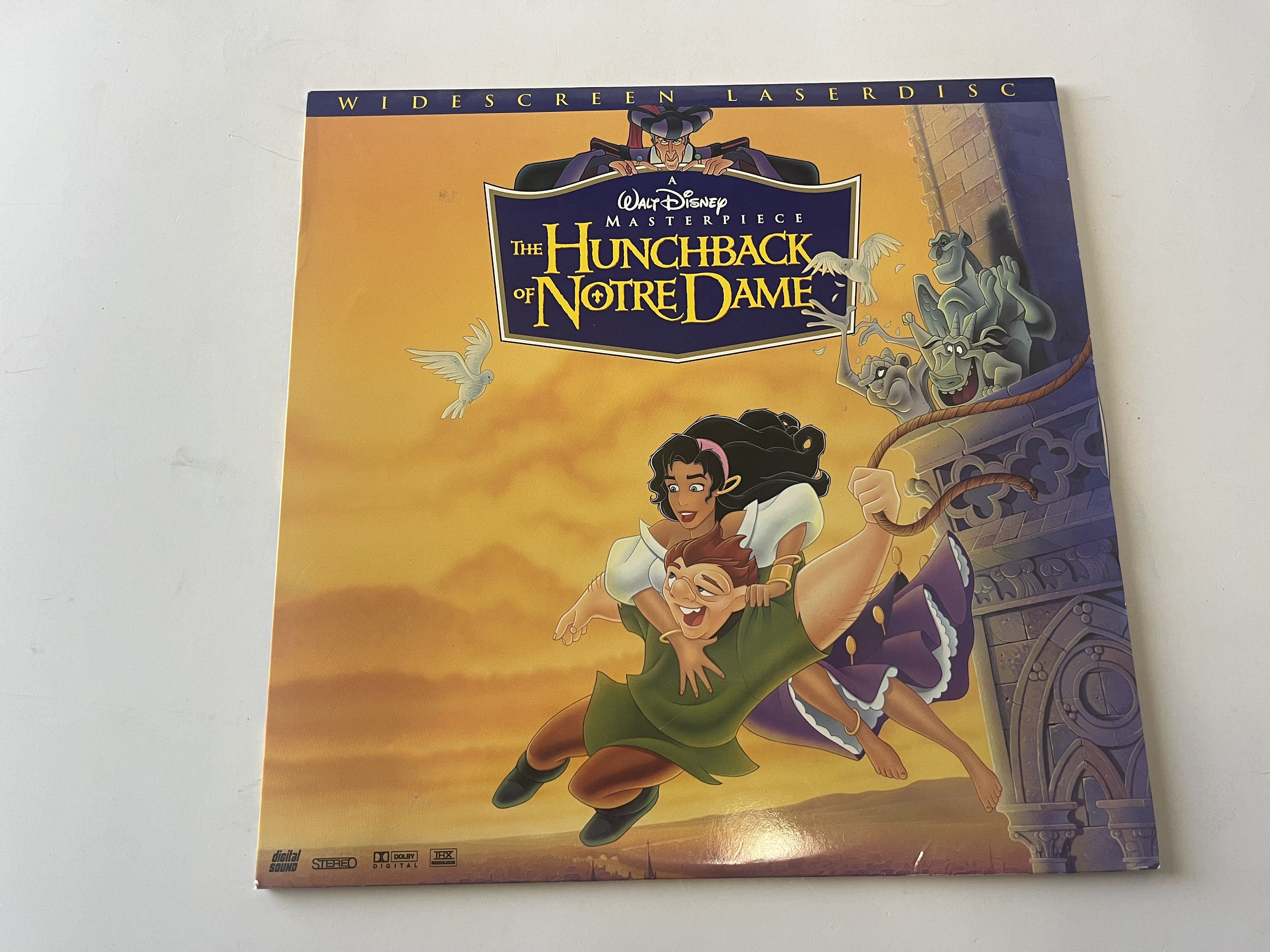 Vintage Disney Laserdiscs, Set of 4: Bambi, Cinderella, Jungle