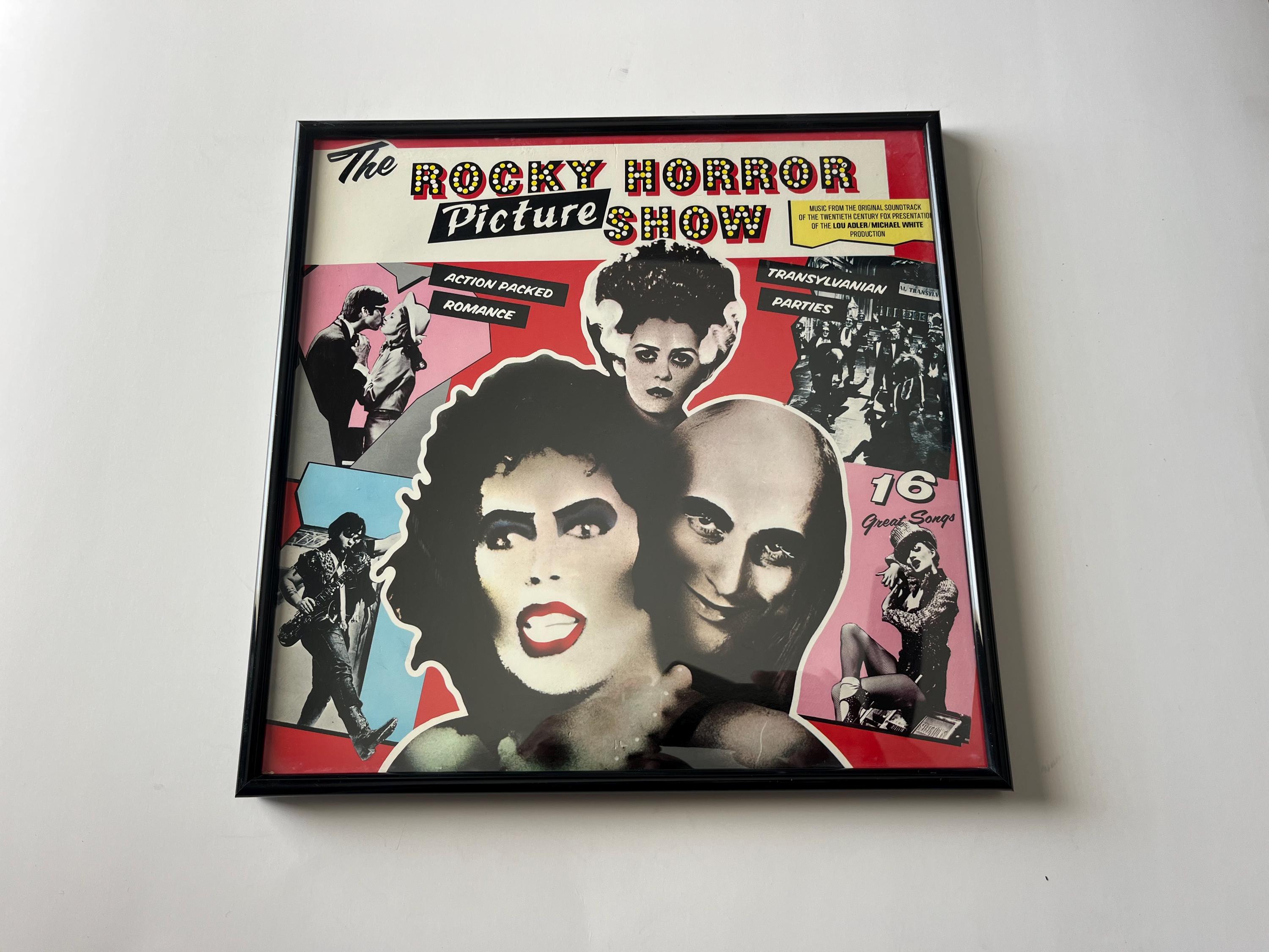 Framed Rocky Horror Picture Show Original Soundtrack Vinyl LP - Etsy