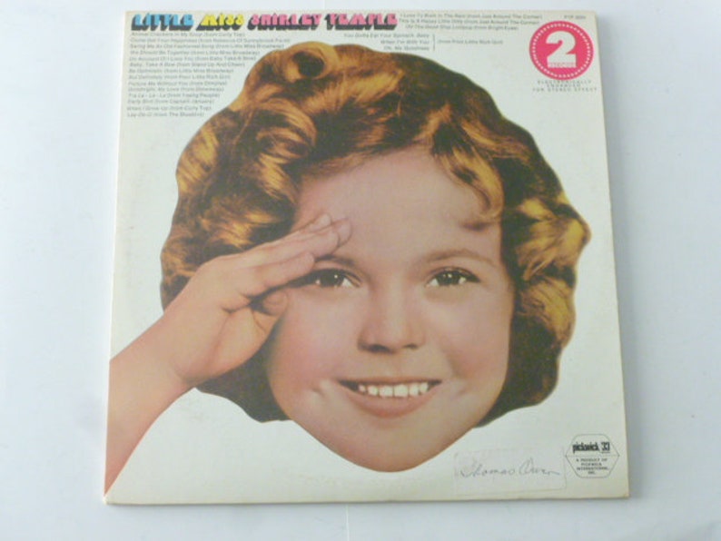 Little Miss Shirley Temple Vinyl Record LP 2-Record Set PTP-2034 Pickwick/33 Records 1973 Vinyl Records Sale image 1