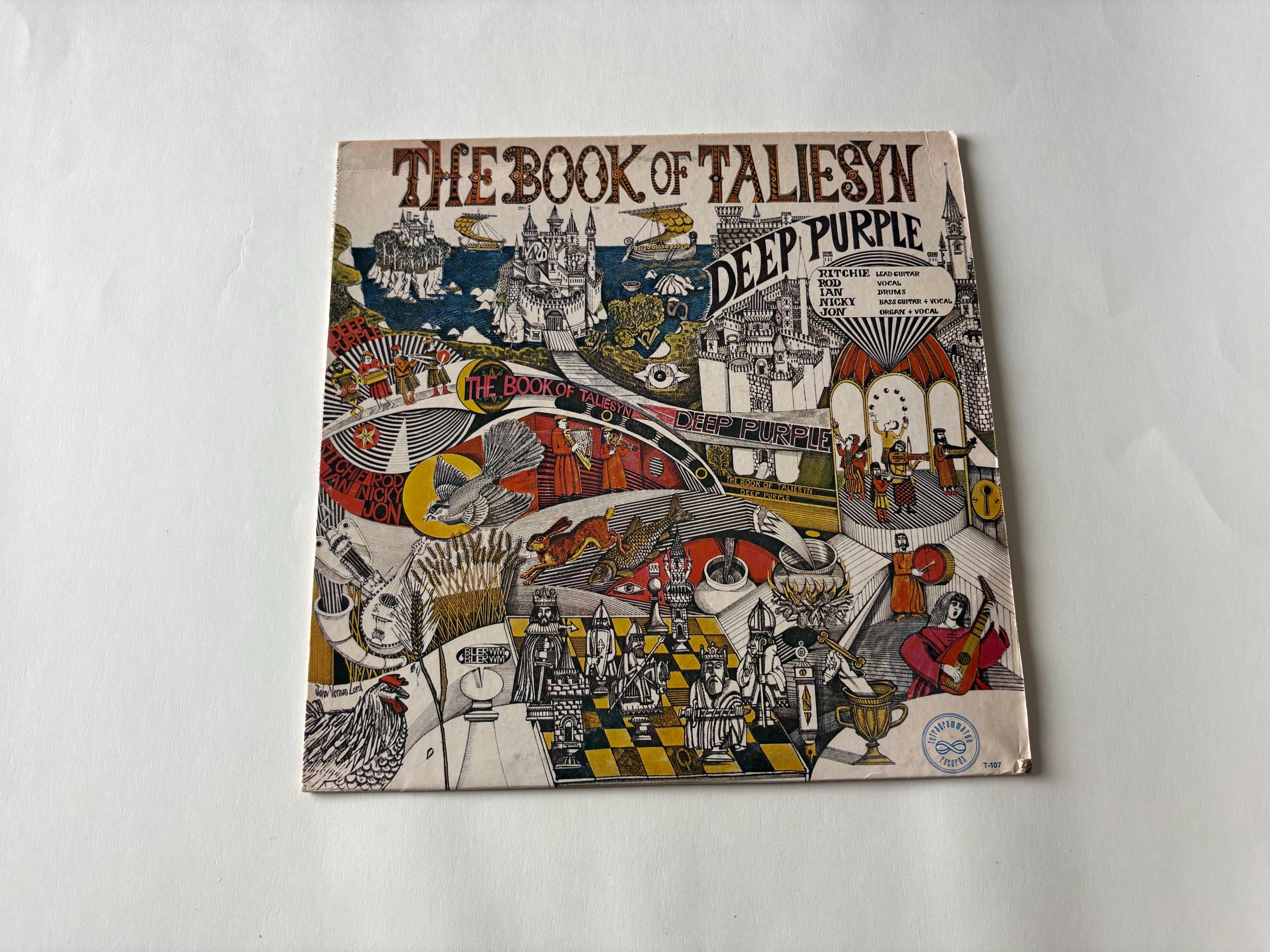 Deep Purple - the Book of Taliesyn Vinyl Record LP - 1968 - Etsy