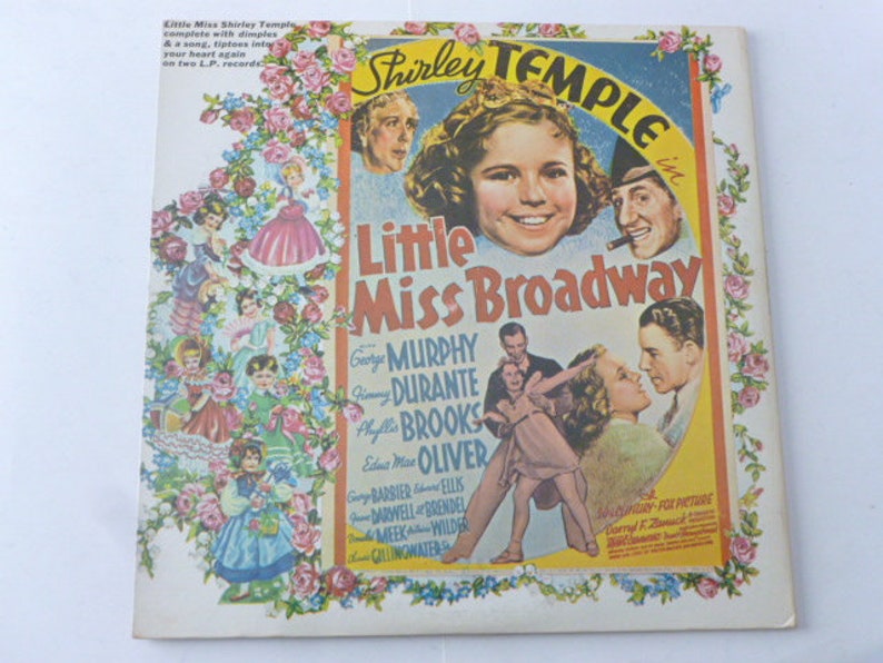 Little Miss Shirley Temple Vinyl Record LP 2-Record Set PTP-2034 Pickwick/33 Records 1973 Vinyl Records Sale image 2