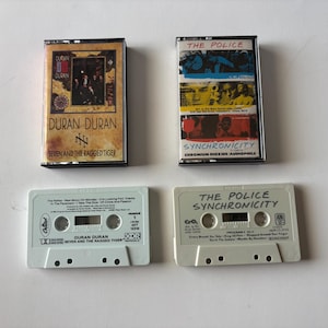 Duran Duran, The Polizei Kassette Tonband Lot: Musik der 80er Jahre