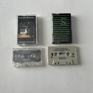 Roger Waters Amused To Death -  Radio K.A.O.S. Lot Of 2 Assorted Cassette Sale