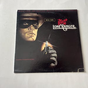 The Legend Of The Lone Ranger LP MCA-1565 Original Motion Picture Soundtrack MCA Records 1981 Record Sale