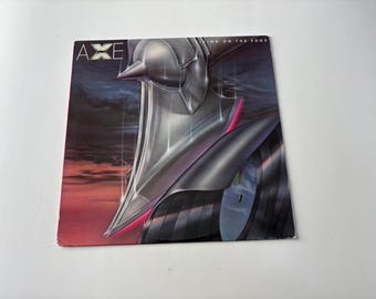 AXE Living On The Edge Vinyl Record LP - 1980 MCA Records