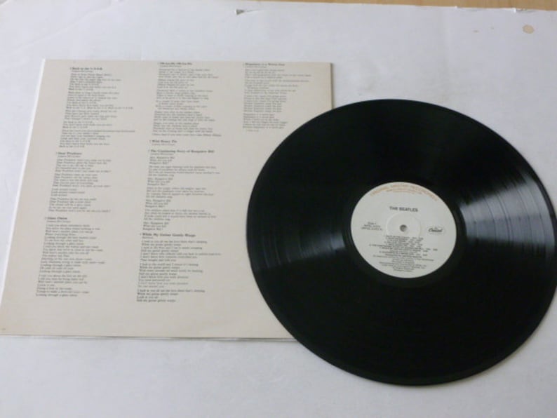 Beatles White Album original Master Recording Vinyl Record Etsy