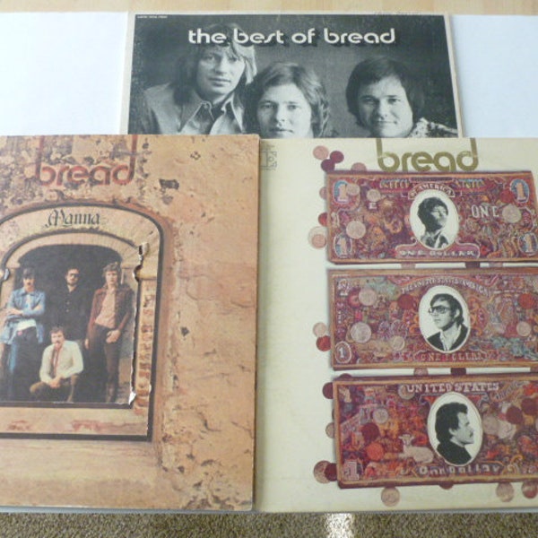 Vinyl Record Lot Of 3 Bread Vinyl Records Sale