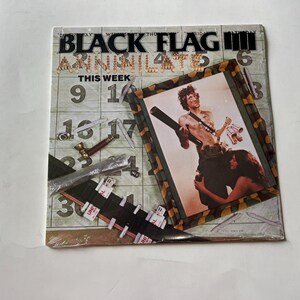 Black Flag Annihilate This Week (Sealed) Vinyl Record LP SST 081 SST Records 1986 Record Sale