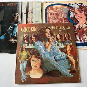 Carole King Vinyl Records: Tapestry, Her Greatest Hits, Fantasy