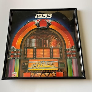Your Hit Parade 1953 Vinyl Record LP - Framed Double Album