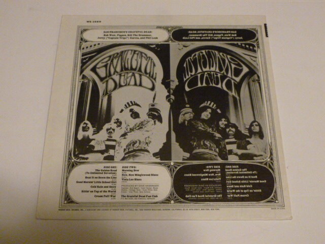 The Grateful Dead (self-titled) Vinyl Record LP WS 1689