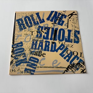 The Rolling Stones Rock And A Hard Place Vinyl Record LP 44-73133 CBS Records 1989 Platenverkoop