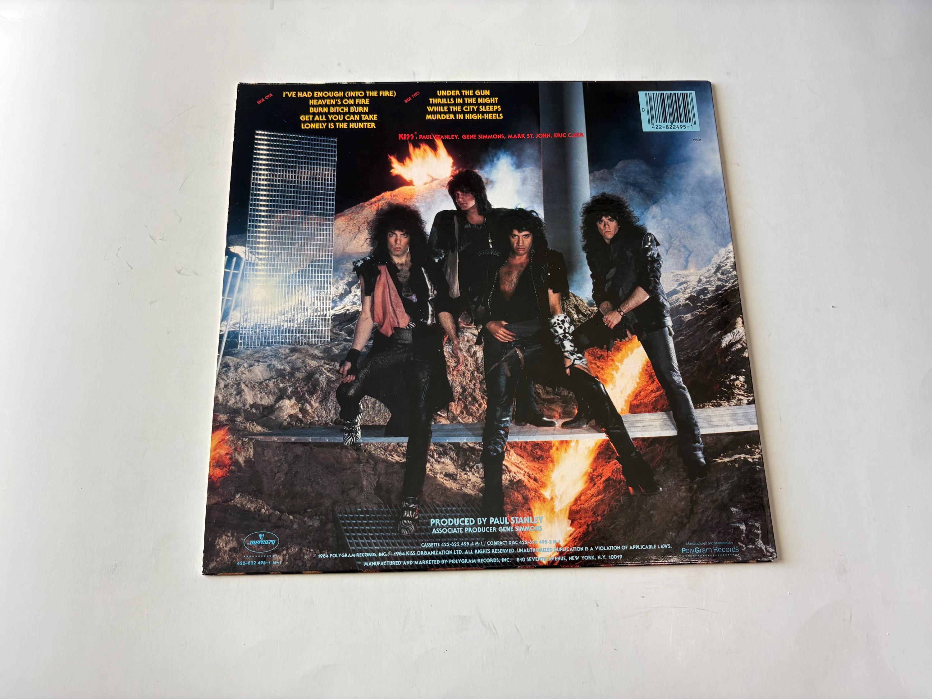 【専用出品】キッス／アニマライズ　【見本盤】レコード KISS -Animalize - ビニールレコード LP マーキュリー・レコード 1984