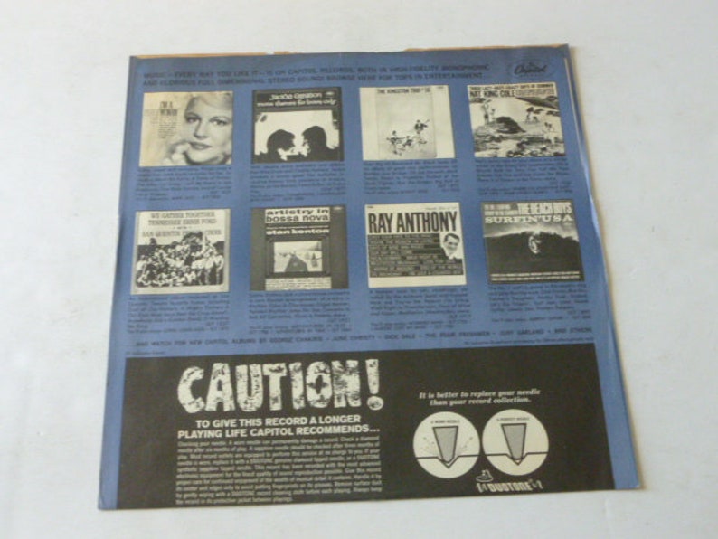The Beatles' Second Album Vinyl Record LP ST-2080 Capitol - Etsy
