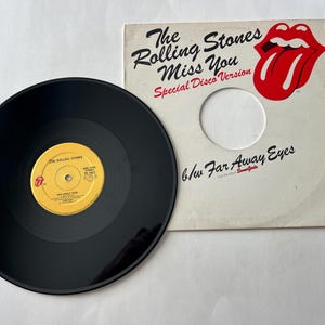 The Rolling Stones - Miss You / Far Away Eyes Vinyl Record LP