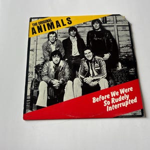 The Original Animals - Before We Were So Rudely Interrupted - 1977 Vinyl Record LP