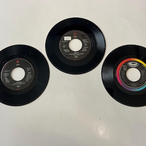 Poison Your Mama Don&#39;t Dance - Talk Dirty To Me - I Won&#39;t Forget You Lot Of 3 Assorted 45rpm 7&quot; Record Sale