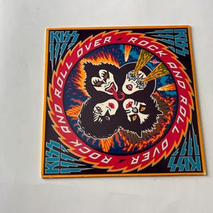 Kiss &quot;Rock And Roll Over&quot; Vinyl Record LP - 1976 Casablanca Records