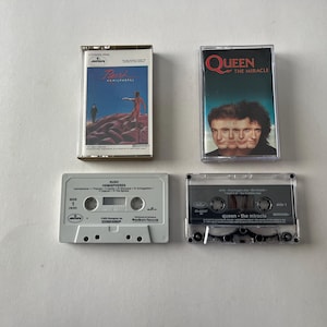 Queen & Rush Cassette Tape Lot: The Miracle, Hemisphere