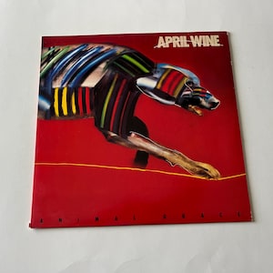April Wine Animal Grace Vinyl Record LP ST-12311 Capitol Records 1984 Record Sale