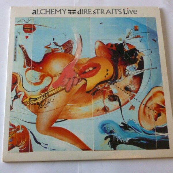 Vintage Vinyl Dire Straits Live Alchemy Vinyl Record LP 2-Record Set 1-25085 Warner Bros. Records 1984 Record Sale