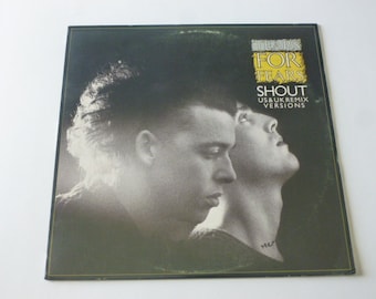 Tears For Fears Shout US & UK Remix Versions 12" Single Vinyl Record LP 880 929-1 Mercury Records 1984 Record Sale