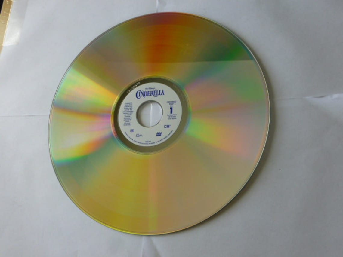 Walt Disney's Cinderella Laser Videodisc 1995 Stereo Etsy