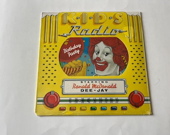 K.I.D.S. Radio Birthday Party (Sealed) Starring Ronald McDonald Dee-Jay Vinyl Record LP KDLP 1003 Casablanca Records 1980