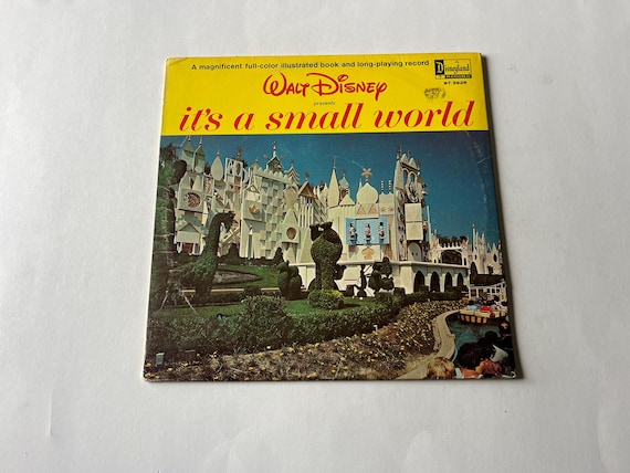 Walt Disney It's A Small World Vinyl Record LP (purple Label