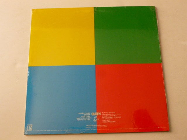 クイーン - Hot Space (未開封) ビニールレコード LP - 1982 Electra