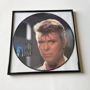 David Bowie &#39;Loving The Alien&#39; Picture Disc in Black Frame