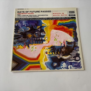 The Moody Blues Days Of Future Passed Vinyl Record LP DES 18012 Deram London Records 1967 Record Sale