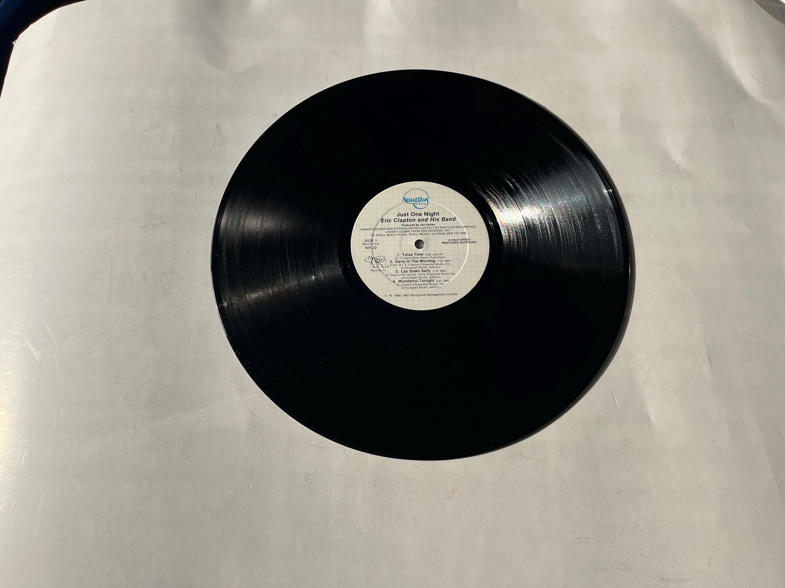 Eric Clapton LPレコード 新品未使用 Eric Clapton - Just One Night Vinyl LP - Nautilus Superdiscs Half