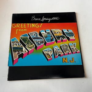 Bruce Springsteen &#39;Greetings From Asbury Park&#39; LP de vinilo - 1973 Columbia Records