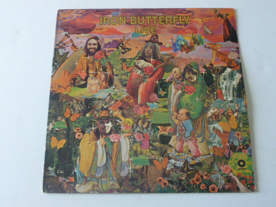 Iron Butterfly Live Vinyl Record LP SD 33318 ATCO Records Etsy
