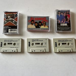 Alabama Cassette Lot: Mountain Music, The Touch, The Closer You Get