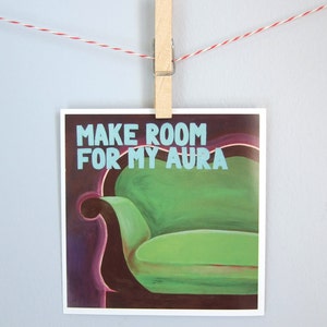 Haz espacio para mi aura, papelería