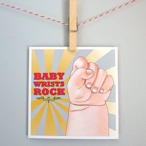 Baby shower, nieuwe babykaart, Moederdag, nieuwe ouderkaart, "Nooks en gaatjes"