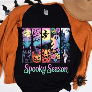 Spooky Season Png, Vintage Halloween Horror Night Png, Trendy Halloween PNG, Halloween Shirt designs, Retro Halloween PNG, Horror Movie PNG